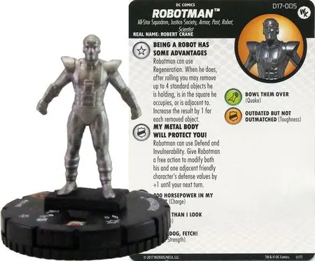 Robotman #D17-005 Wizkids Promo DC