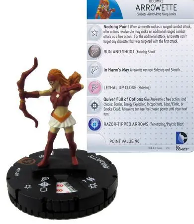 Arrowette #D15-011 WizKids Promo DC Nueva