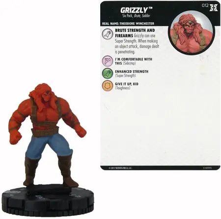 Grizzly #012 Deadpool and X-Force Booster Set Marvel